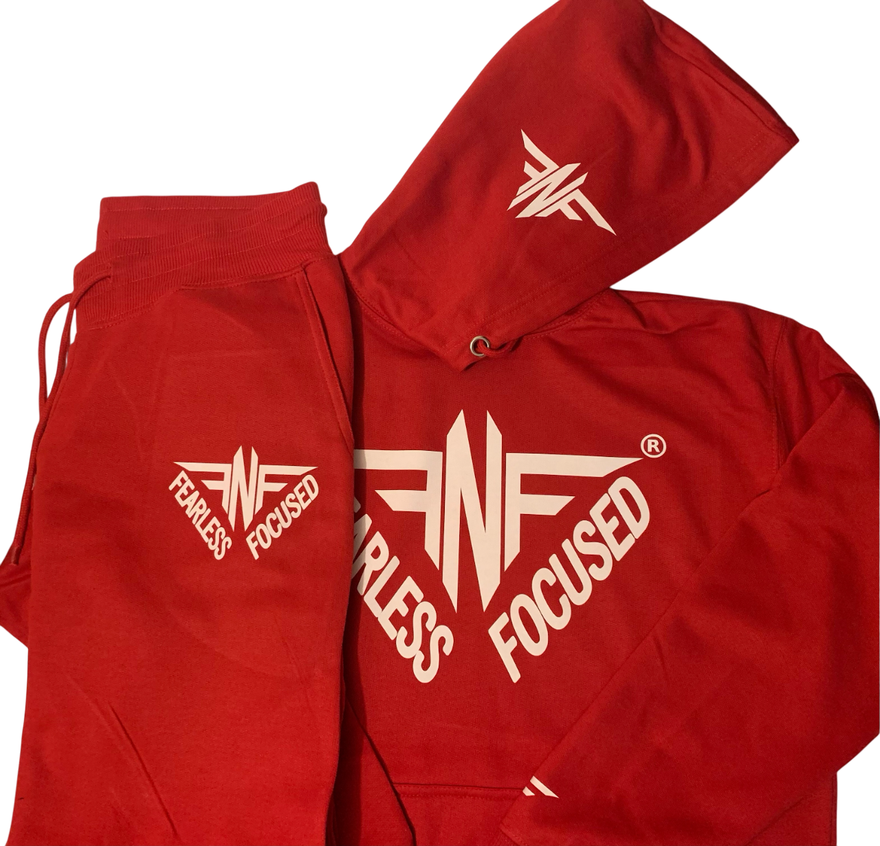 red hoodie